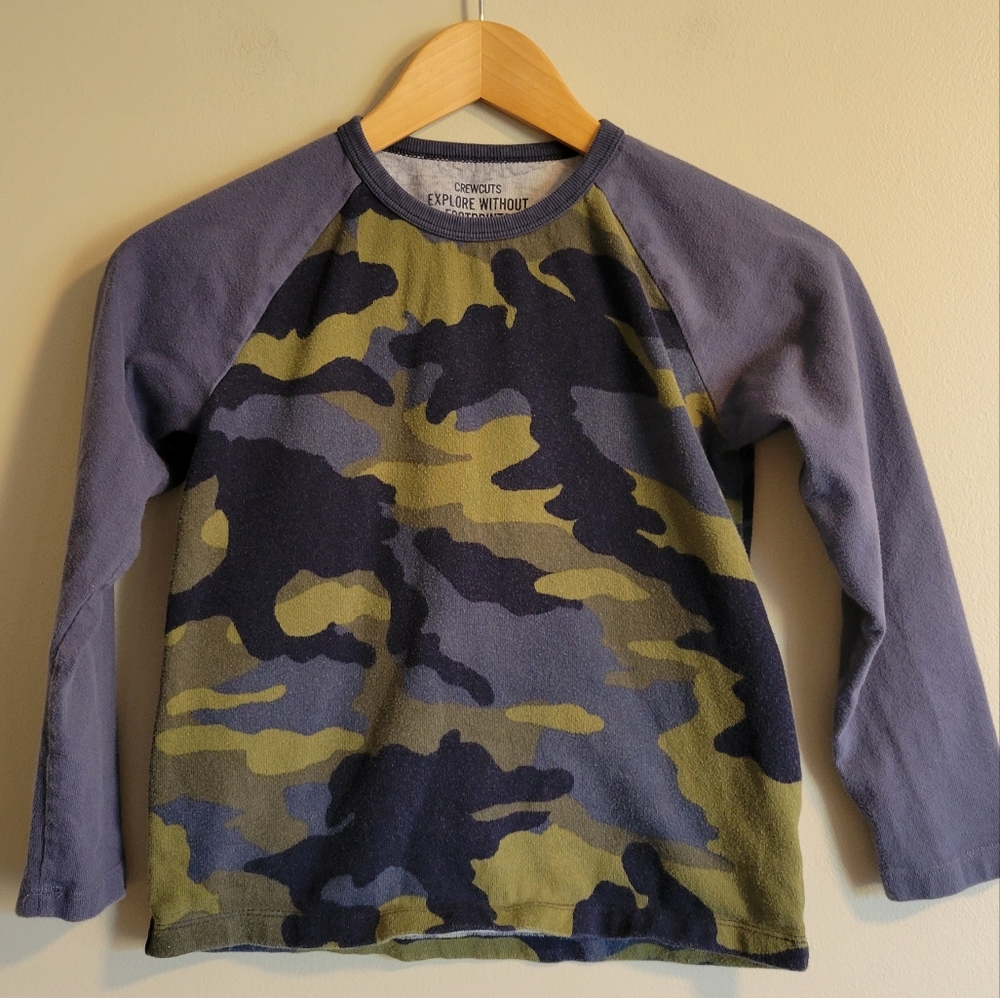 Boys Crewcuts Explore Without Footprint Long Sleeve Shirt, Size 10